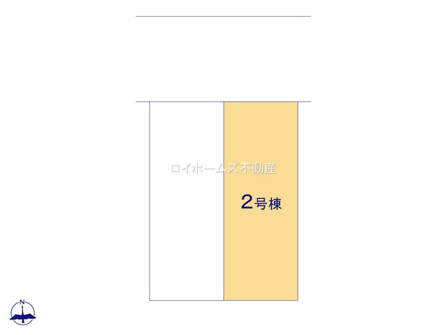 【区画図】 | 名古屋市中村区五反城町６丁目34『仲介料無料』新築戸建て | 2号棟