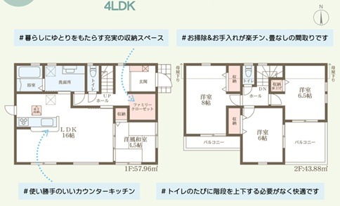 リーブルガーデン奈良市六条1丁目第3期の間取り