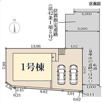 リーブルガーデン奈良市六条1丁目第3期の区画図