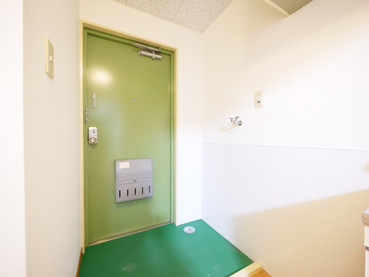 あるふぁⅡの玄関|※写真は別の部屋のものです。