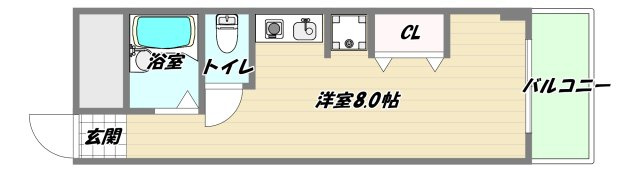 大阪市淀川区十三東１丁目の賃貸マンションの間取り