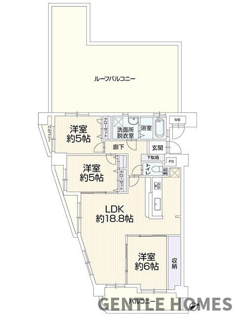 三愛シティライフ博多南の間取り
