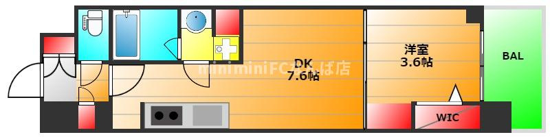アーバネックス難波WESTの間取り