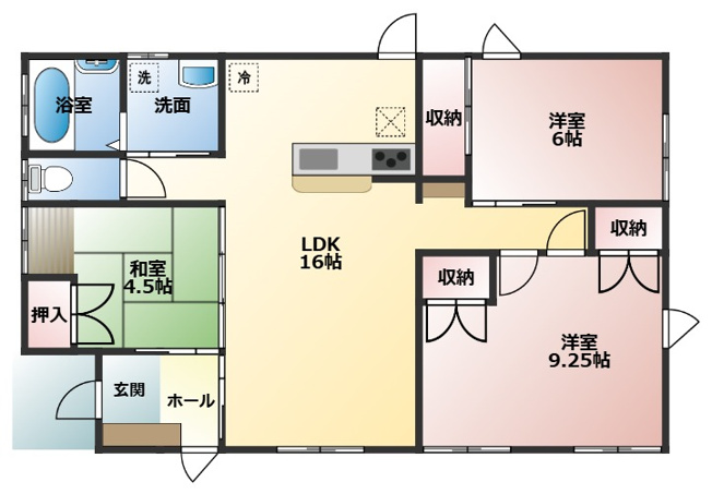 【間取り】 | 菊池郡大津町大津