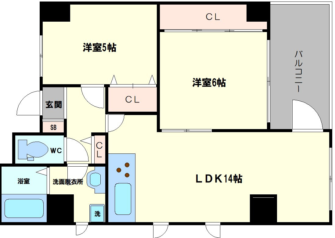ロベリア弐番館の間取り