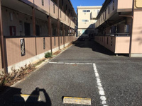 バイク置けます。
