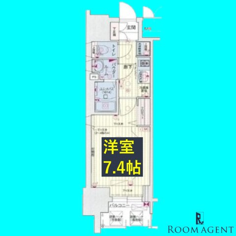 プレサンス桜通ベルノの間取り
