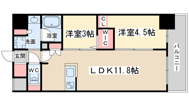 【間取り】 | アーバネックス南森町ウエスト