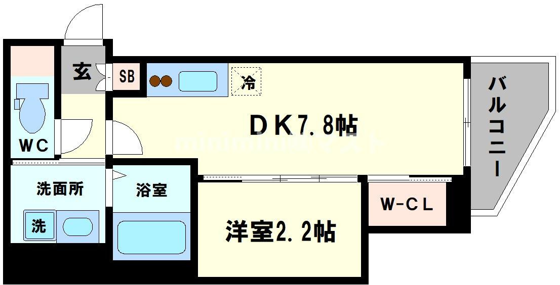 セレニテ難波プリエの間取り