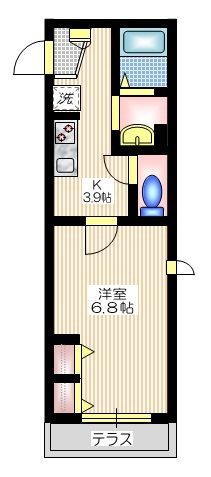 Ｌａ・ＭＡＩＳＯＮ　Ｍの間取り