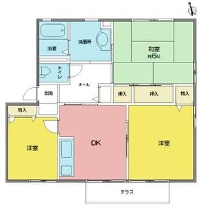 グリーンヒルズAの間取り