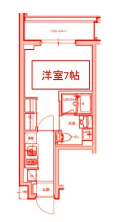 藤沢市片瀬海岸２丁目の賃貸マンションの間取り