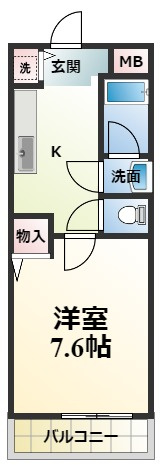 フィオーレ桑原の間取り
