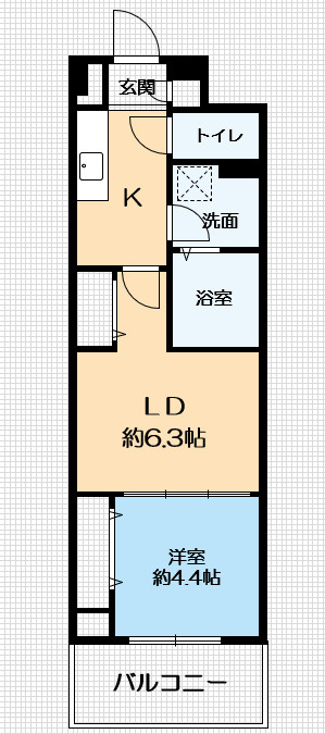 ラパン すみよしの間取り