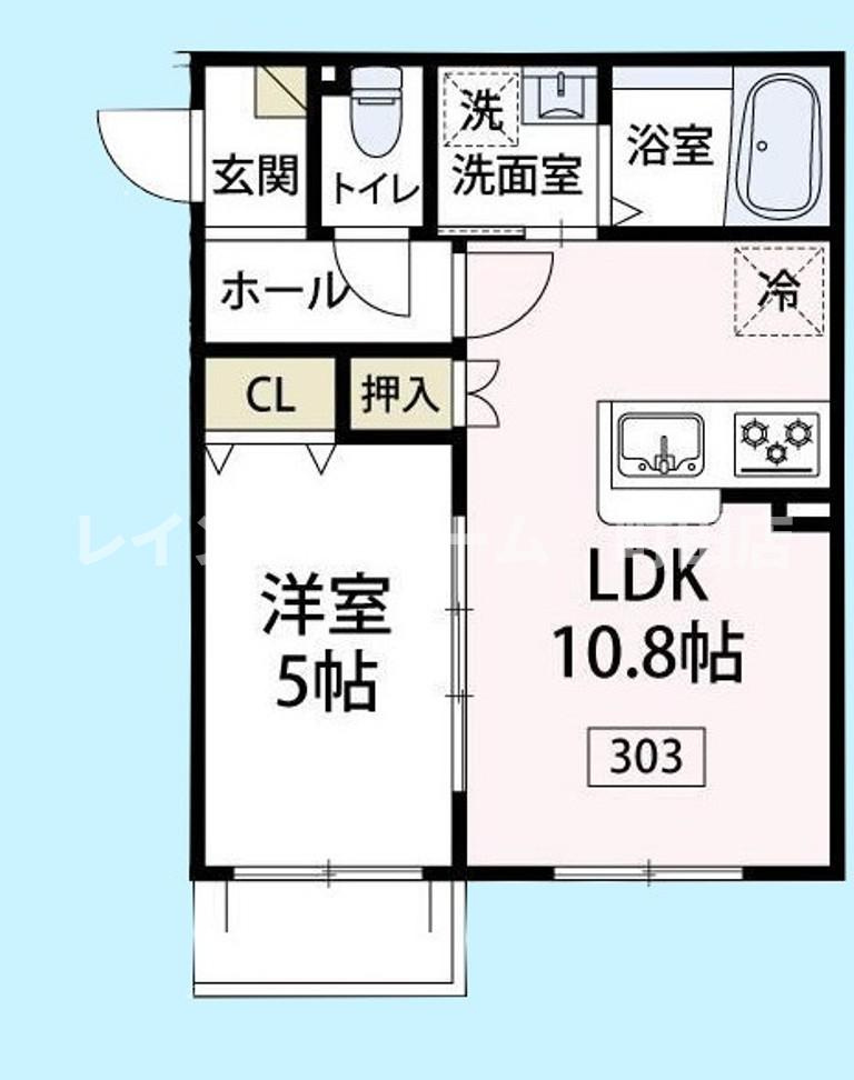 ミモザ・コート※初期費用分割後払いサービス利用可能物件の間取り