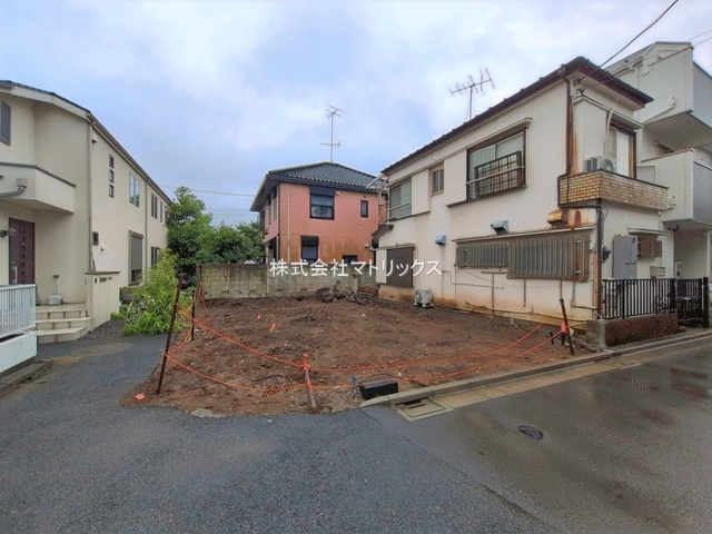 板橋区常盤台1丁目　北東角地　建築条件なし売地