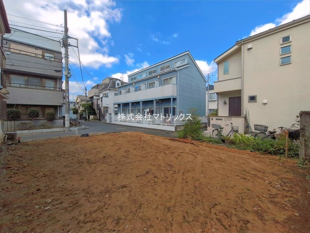 板橋区常盤台1丁目　北東角地　建築条件なし売地の外観