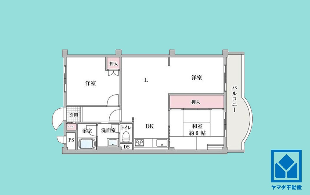 コボリマンション夙川老松台の間取り