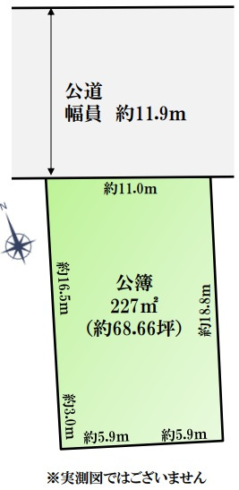 【土地図】 | 現況と異なる場合は現況優先とさせていただきます