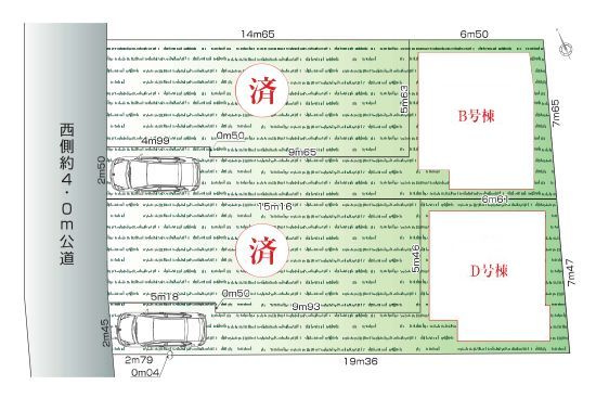 【区画図】 | 杉並区浜田山１丁目　新築戸建て　D号棟 | 浜田山駅徒歩9分の好立地に全4棟の新築が誕生しました