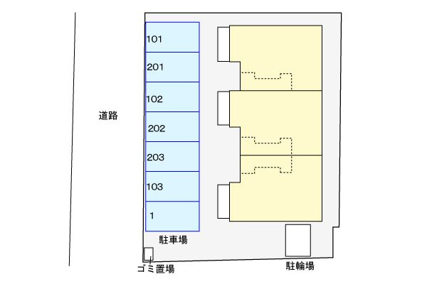 Ｔ＆Ｍカーサ　　刈谷市の賃貸ならクラスホーム刈谷店の駐車場