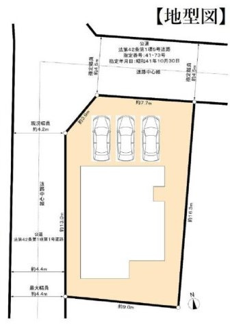 【横浜市港南区上永谷4丁目8-16新築戸建て】★仲介手数料無料★（永野小学校・上永谷中学校）の区画図