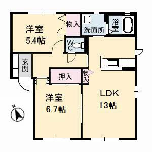 Myメゾン みらいえ A棟の間取り