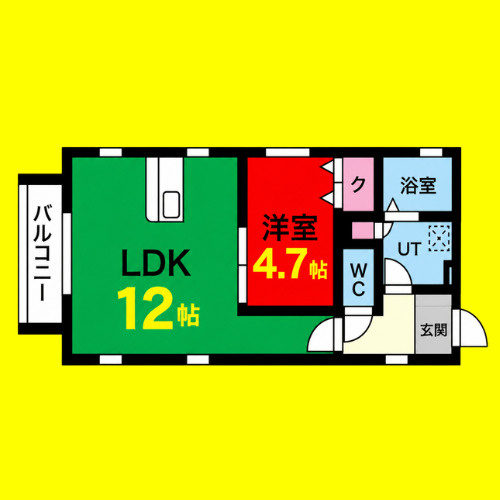 lino　名古屋市賃貸　仲介手数料無料の間取り