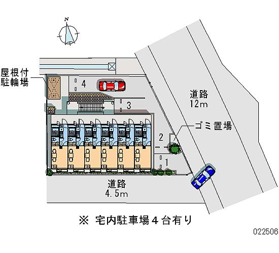 レオパレスウィングの区画図