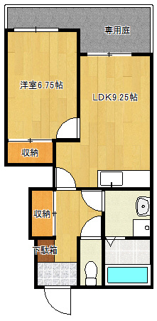 ウエストキャッスルの間取り