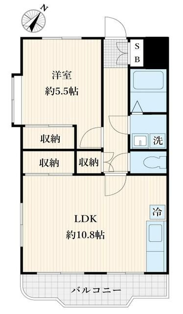 飯田マンションの間取り