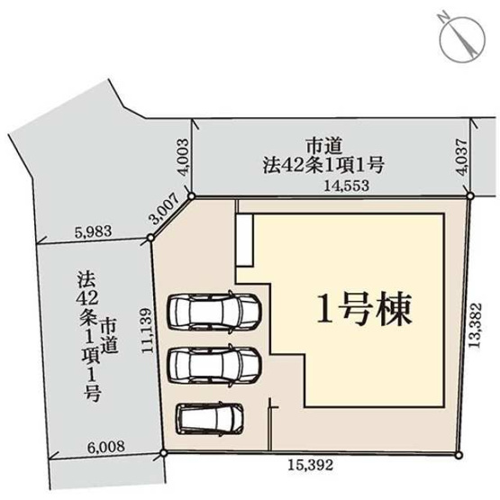【区画図】 | Livele Garden.S加須騎西 | 現況と異なる場合は現況優先とさせていただきます