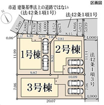 リーブルガーデン西宮市五月ヶ丘2期の区画図