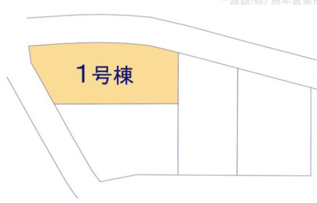 【区画図】 | 西区上代3丁目　1号棟