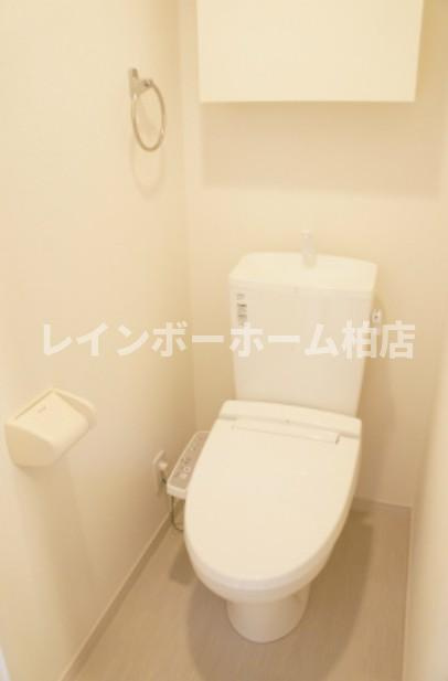 仲介手数料（賃料の1.10ヵ月）の50％OFF対象物件！のトイレ|落ち着いたトイレです