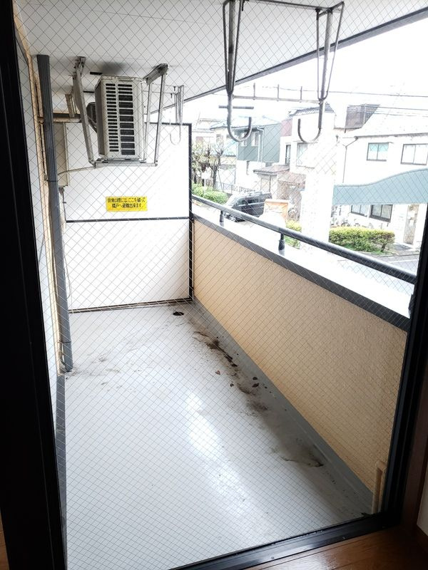 エクセレント小金井のバルコニー