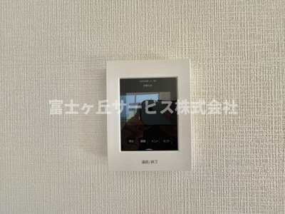 【セキュリティ】 | 浜松市中央区村櫛町 新築一戸建て 1号棟 | TVモニター付きインターホンです