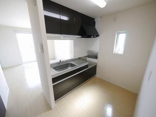 熊本市東区御領２丁目のアパートのキッチン