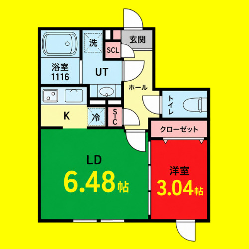 quador名古屋WEST(クアドール名古屋ウエスト)　名古屋市賃貸　仲介手数料無料の間取り