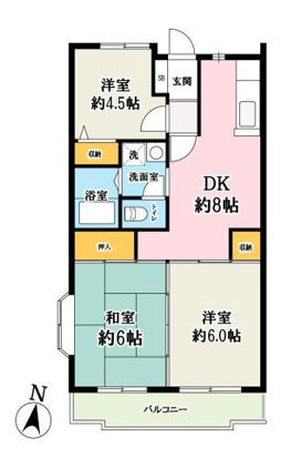 【間取り】 | ルミエール南越谷