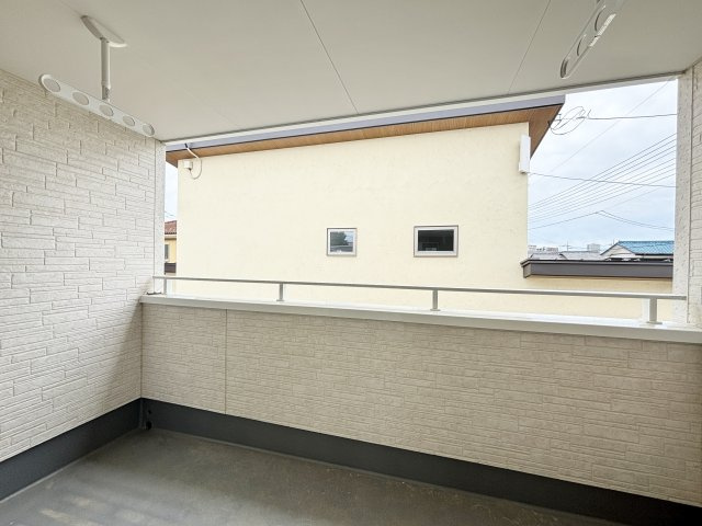 【バルコニー】 | 前橋市日吉町新築　城東小3分♪都市ガス