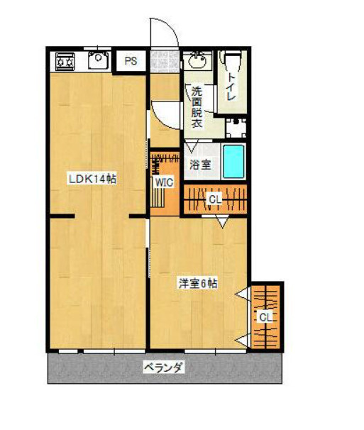 シャロム大善寺【キャッシュバック対象】の間取り
