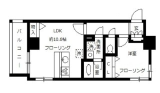 【間取り】 | ベル　ドミール　目黒 | 間取りです。
