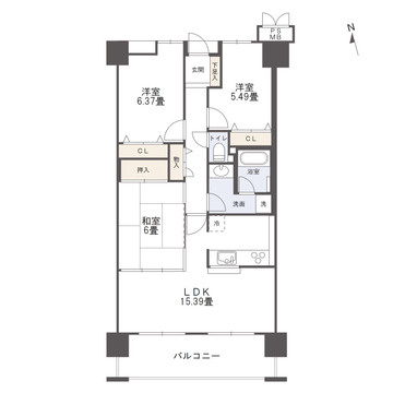 アルファステイツ南蔵王の間取り