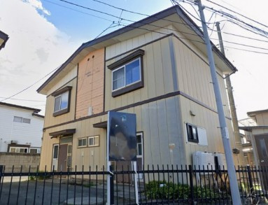青森県三沢市　2棟アパートの外観