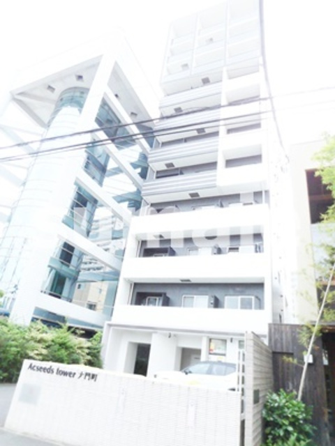 アクシーズタワー大門町の外観|綺麗な外観です。