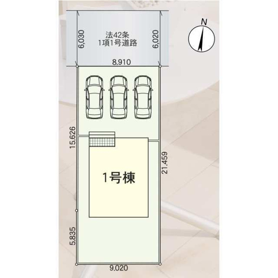 【区画図】 | 掛川市七日町　第１
