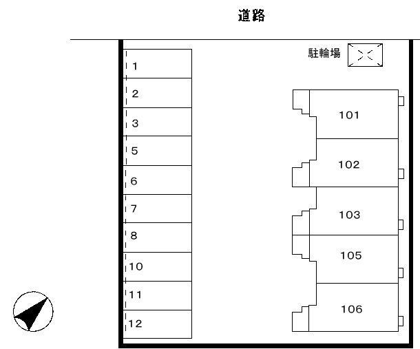 アルバ・０５　　刈谷市近郊の賃貸はクラスホーム刈谷店の区画図