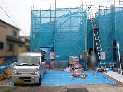 呉市広中新開3丁目の前面道路含む現地写真