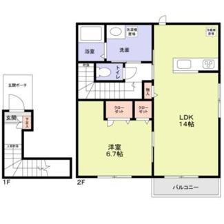 【間取り】 | Ｂｅｒｇ　Ｈｅｉｍ　Ｚｗｅｉ | 間取りです。
